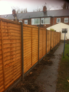 fencing panels,gravell boards ,concrete posts.